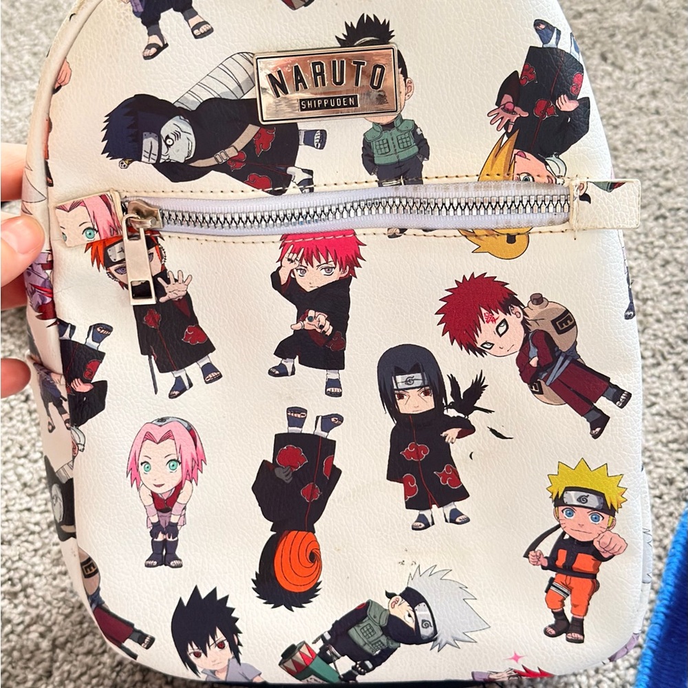 Anime Character Print Backpack